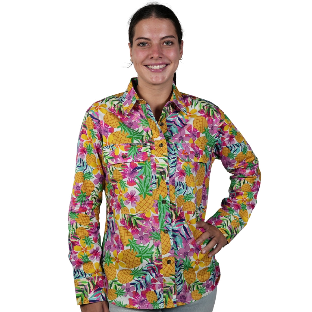 Pineapple Women s Full Button Workshirt