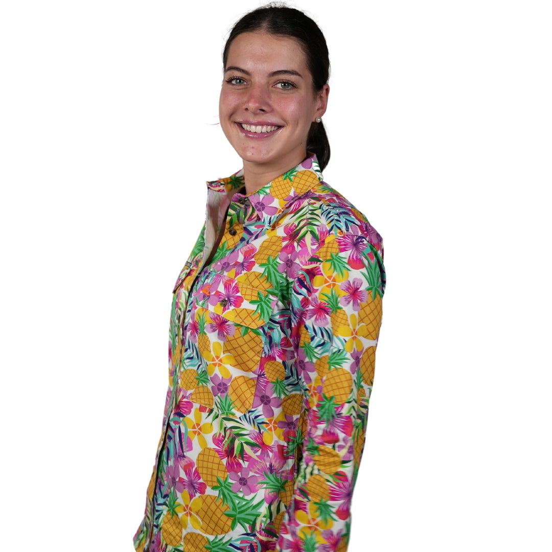 Women’s Pineapple Work Shirt | Pineapple Work Shirt | Coastal Cowboys