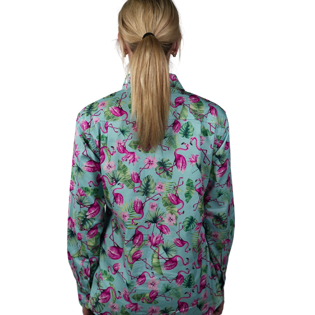 Women's Work Shirts | Women’s Flamingo Shirts | Coastal Cowboys